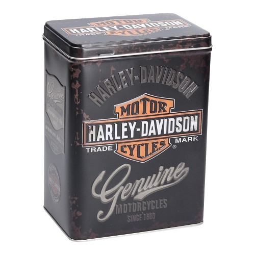  HARLEY DAVIDSON GENUINE decorative metal box - 10 x 14 x 20 cm - UF01358 