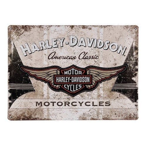  Metalen naambord HARLEY DAVIDSON AMERICAN CLASSIC - 30 x 40 cm - UF01368 
