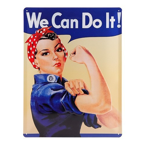     
                
                
    Targa decorativa in metallo WE CAN DO IT - 30 x 40 cm - UF01397
