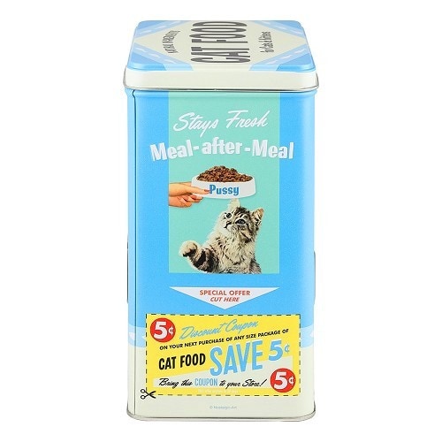  Caja decorativa metálica CAT FOOD - UF01409-2 
