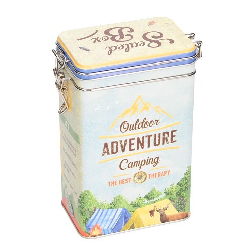     
                
                
    OUTDOOR ADVENTURE - 7.5 x 11 x 17.5 cm decorative metal box with clasp - UF01423
