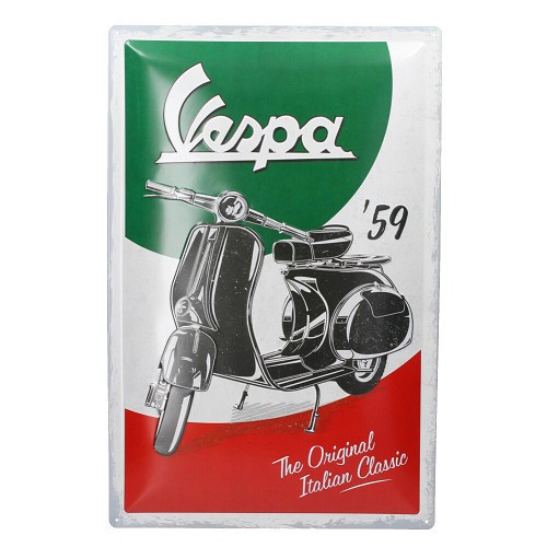     
                
                
    Targa decorativa in metallo VESPA - 40 x 60 cm - UF01429
