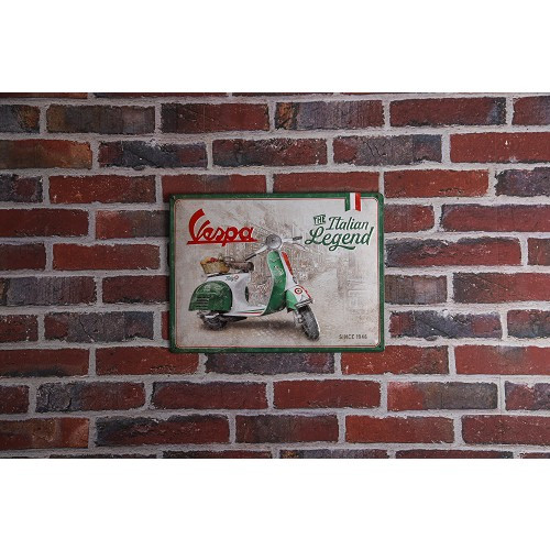 Targa decorativa in metallo VESPA - 30 x 40 cm - UF01435