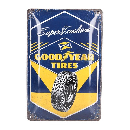     
                
                
    GOOD YEAR TIRES decorative metallic plaque - 30 x 20 cm - UF01439
