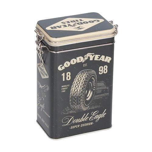  GOOD YEAR MOTORCYCLES- 7.5 x 11 x 17.5 cm decorative metal box with clasp - UF01448 