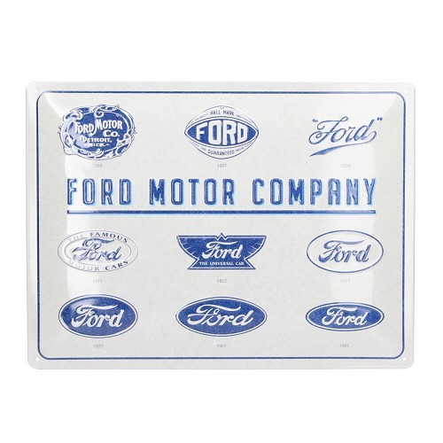  FORD MOTOR COMPANY decorative metallic plaque - 30 x 40 cm - UF01453 