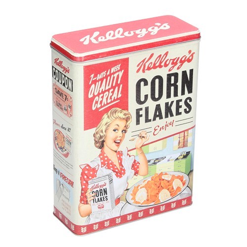     
                
                
    CORN FLAKES ENJOY metallic decorative box - 6 x 19 x 26 cm - UF01497
