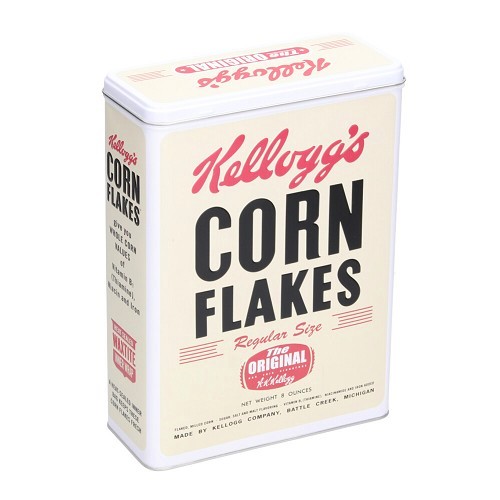    
                
                
    CORN FLAKES ORIGINAL metallic decorative box - 6 x 19 x 26 cm - UF01498
