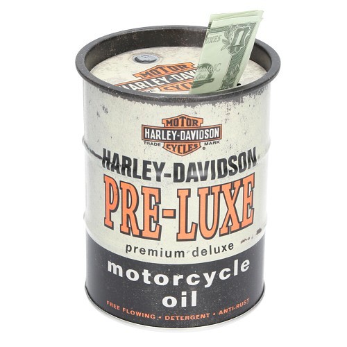  Caixa de dinheiro de tambor de petróleo HARLEY DAVIDSON PRE-LUXE - 600 ml - UF01501 