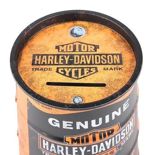 Fusto olio salvadanaio HARLEY DAVIDSON GENUINE OIL - 600 ml - UF01502-1 