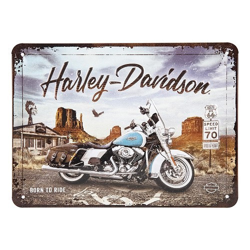     
                
                
    Plaque décorative métallique HARLEY DAVIDSON ARIZONA - 15 x 20 cm - UF01504
