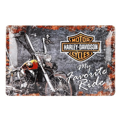     
                
                
    Targa decorativa in metallo HARLEY DAVIDSON MY FAVORITE RIDE - 20 x 30 cm - UF01513
