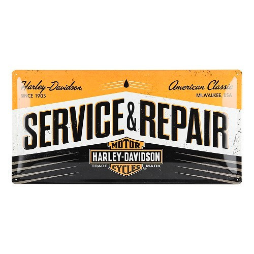     
                
                
    HARLEY DAVIDSON SERVICE REPAIR decorative metal plate - 50 x 25 cm - UF01516
