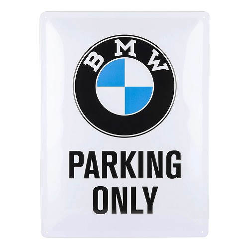     
                
                
    Plaque décorative métallique BMW Parking Only - 30 x 40 cm - UF01520

