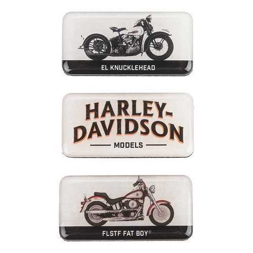  Magnets HARLEY DAVIDSON MODELS - 9 pièces - UF01522-2 