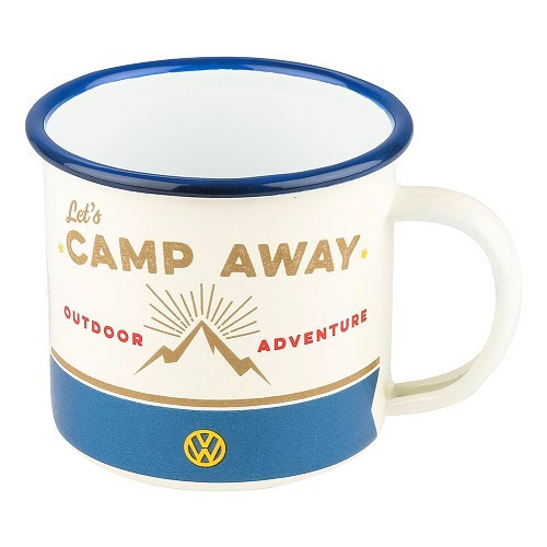 Enamelled mug CAMP AWAY - 360 ml - UF01526-2 