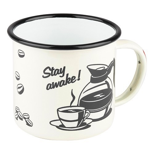  Enamelled mug COFFEE - 360 ml - UF01527-1 