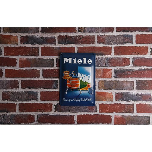 Targa decorativa in metallo MIELE - 20 x 30 cm - UF01533