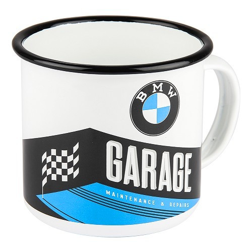  Tazza smaltata BMW GARAGE - 360 ml - UF01548-1 