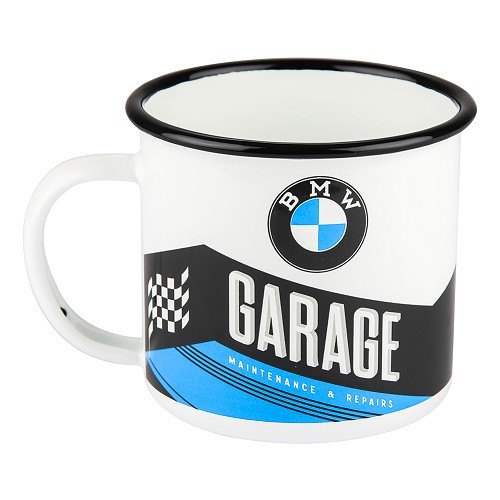 Caneca de esmalte GARAGE BMW - 360 ml - UF01548 