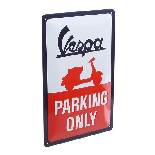  Targa decorativa Vespa Parking Only - 20 x 30 cm - UF01565-1 