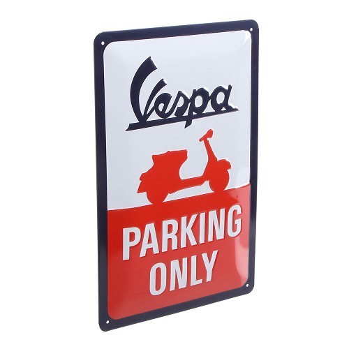 Plaque décorative Vespa Parking Only - 20 x 30 cm - UF01565