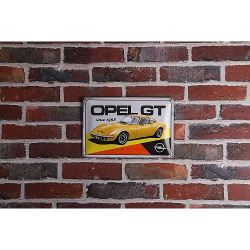 Dekoratives Metallschild OPET GT - 20 x 30 cm - UF01566