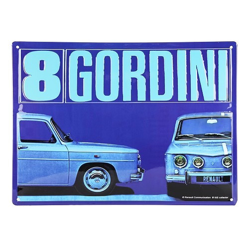  R8 GORDINI decorative metallic plaque - 30 x 40 cm - UF01581 
