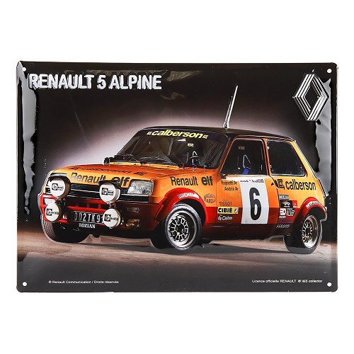     
                
                
    Plaque décorative métallique R5 ALPINE CALBERSON - 30 x 40 cm - UF01584
