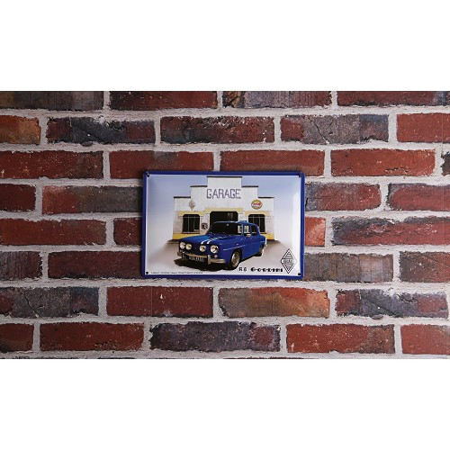 R8 GORDINI GARAGE decorative metallic plaque - 30 x 20 cm - UF01591
