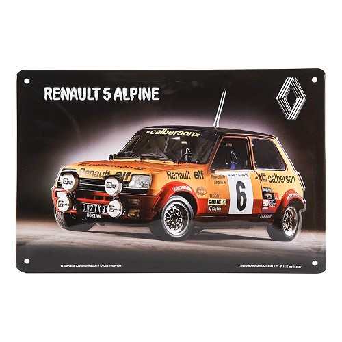     
                
                
    R5 ALPINE decorative metallic plaque - 30 x 20 cm - UF01592
