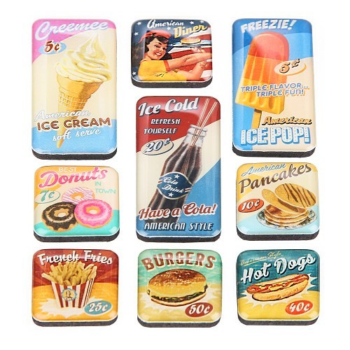 Magneten USA - 9 Stück - UF01609