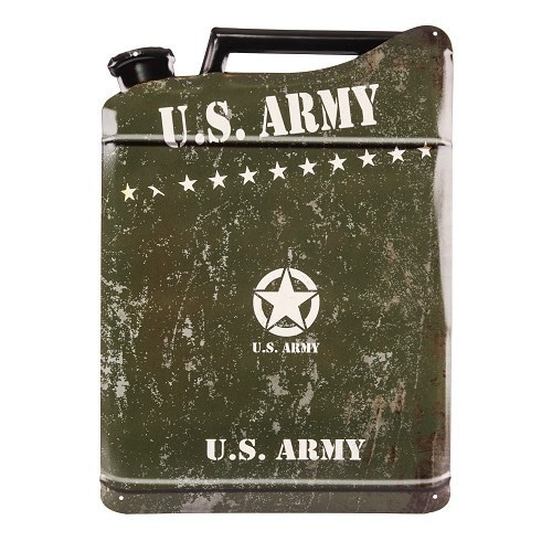  Metallschild US ARMY-Jerrycan - 49 x 39cm - UF01619 