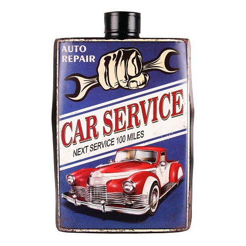     
                
                
    Plaque métallique flasque CAR SERVICE - UF01622
