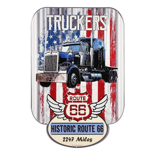     
                
                
    Plaque métallique TRUCKER - 60 x 40 cm - UF01624
