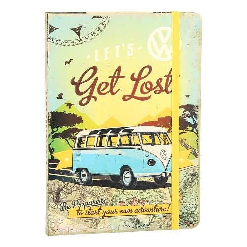  Reisetagebuch - Notebook VW LET'S GET LOST - 128 Seiten - UF01637 