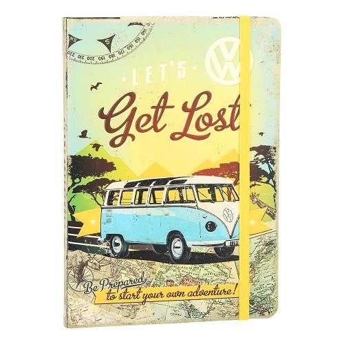  Carnets de voyage - Notebook VW LET'S GET LOST - 128 pages - UF01637 