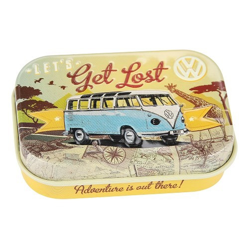    
                
                
    Mini boite pastilles menthe VW LET'S GET LOST - UF01665
