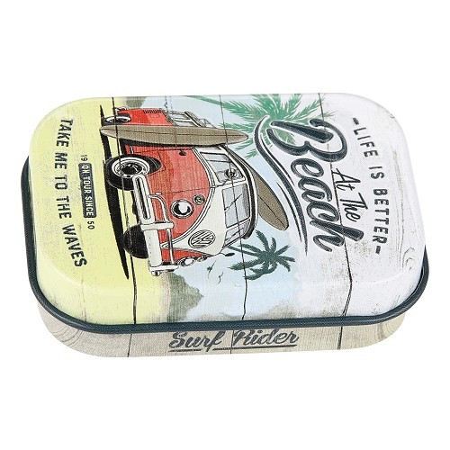     
                
                
    Mini caixas de cunhos VW COMBI LIFE IS BETTER AT THE BEACH - UF01671
