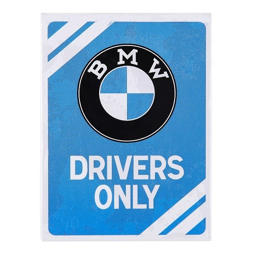  Imán BMW DRIVERS ONLY - 6 x 8 cm - UF01706 