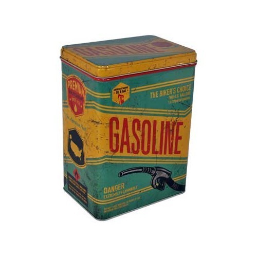  Caixa decorativa metálica Gasolina - UF01720 