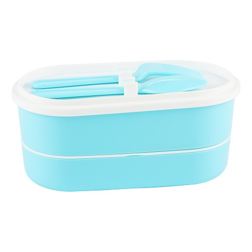 VW Combi Split compartmentalized lunch box - blue - UF01721