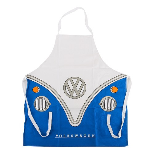  Blauw keukenschort met VW-logo - UF01729 