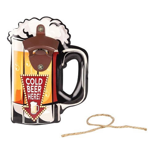     
                
                
    SHOP BEER HERE wall-mounted bottle-opener - UF01742
