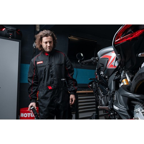 Tuta meccanica nera MOTUL - Taglia M - UF01748
