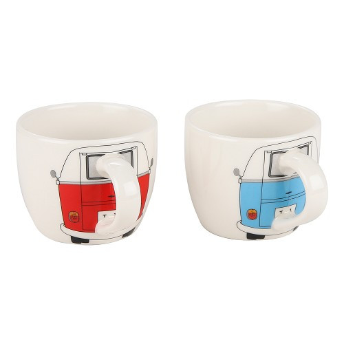 Tasses VOLKSWAGEN Combi Split avec sous-tasses - Lot de 2 - UF01816
