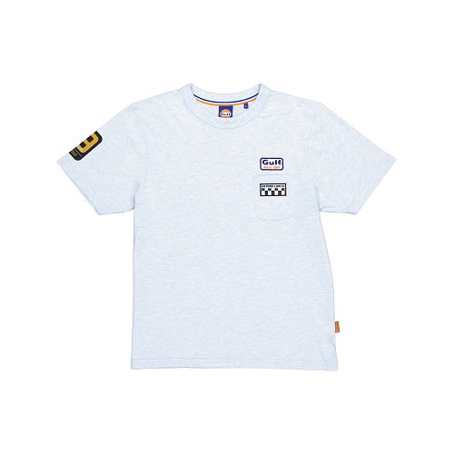 GULF Heather Sky blue Jersey T-shirt - Size M - UF01858