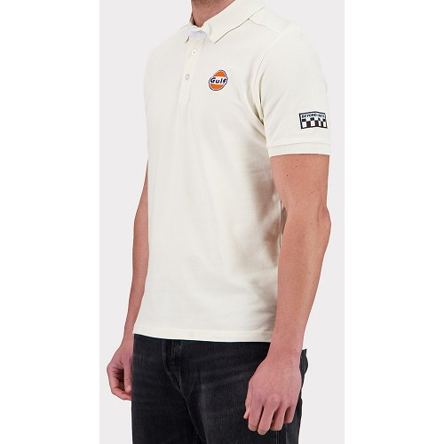 GULF Classic MC ecru polo shirt - Size XL - UF01866