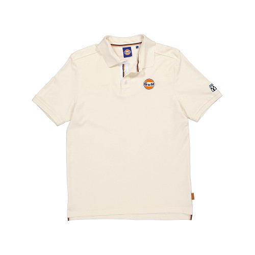    
                
                
    GULF Classic MC ecru polo shirt - Size XL - UF01866
