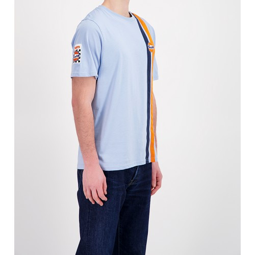 GULF Collezione Timeless T-shirt blu chiaro - Taglia L - UF01875